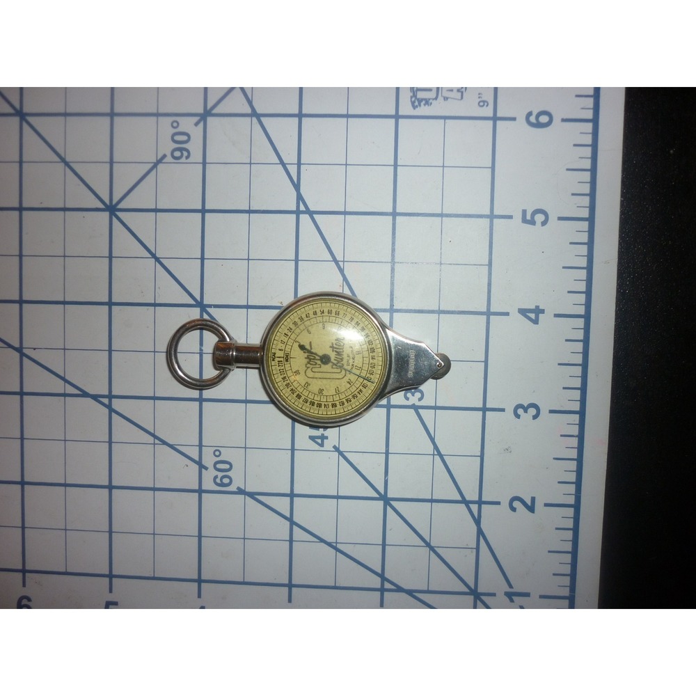 Vintage C-Thru Copi-Counter Map Measurer Opisometer Germany Picas Agates Inches - Picture 10 of 10